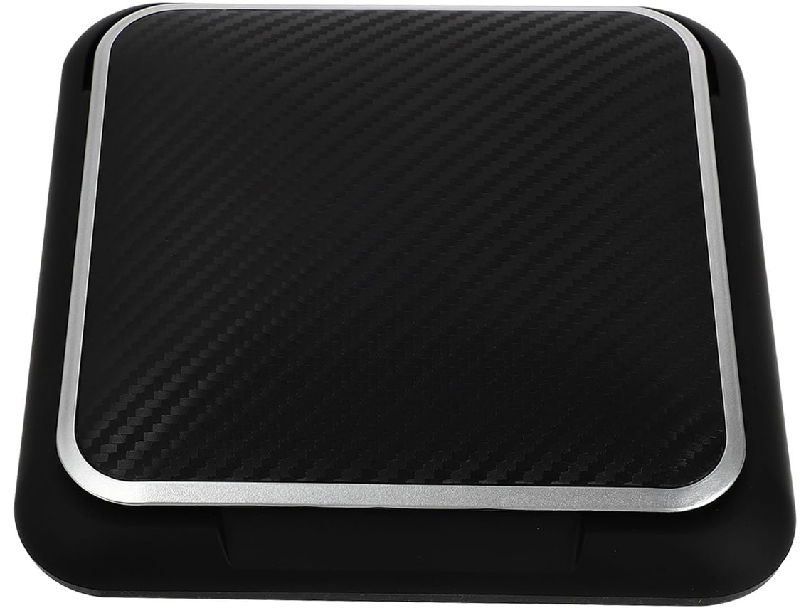 Soporte Para Teléfono Móvil De Silicona Con Textura De Fibra De Carbono Y Almohadilla Antideslizante.