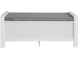 Zapatero SOBUY (Blanco, Gris - 100x40x40 cm)