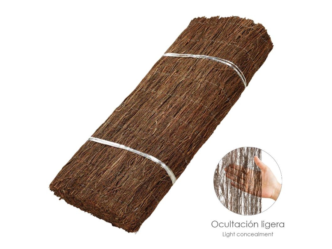 Brezo natural ocultación ligera, rollo 5 x 1 metros, división, jardín, sombras, etc.