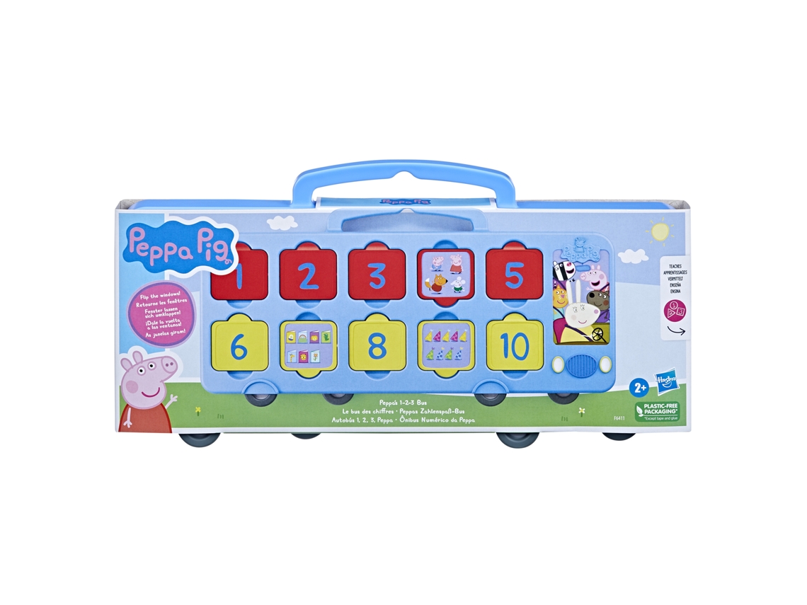 PEPPA PIG Autobús 1, 2, 3, Peppa Juguete creativo PEPPA PIG 24 Meses