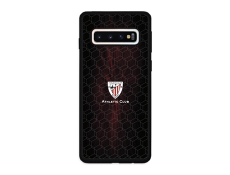 Funda Móvil Oficial Athletic Club para Samsung Galaxy S10 PHONECASES3D Piel Sintética Negro