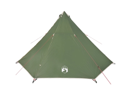 Tienda de campaña familiar tipi 8 personas VIDAXL impermeable verde