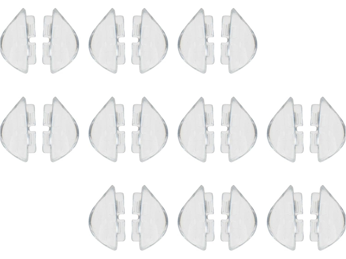 10 Pares De Almohadillas Nasales Ergonómicas Con Soporte De Silicona Antideslizante.