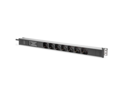 Pdu Aluminio 7 Salidas Italia Filtro Frecuencia 16A 4 DIGITUS