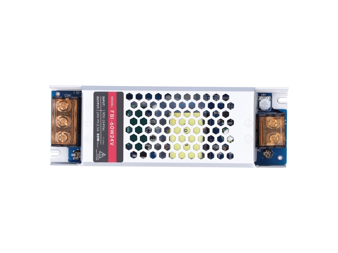 Fuente De Alimentación Conmutada Para Adaptador De Controlador Led De 60 W, Tira Larga, 24 V Cc, Serie Fbi