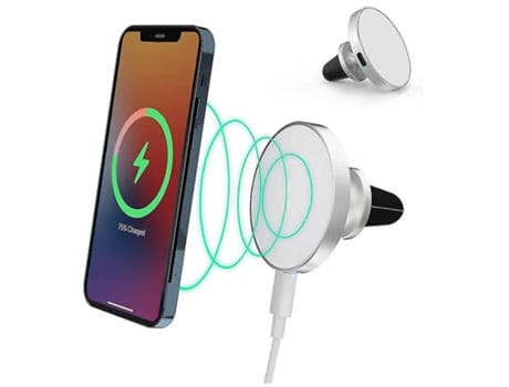 Cargador Carro Sem Magsafe para Apple RADIODDITY Blanco