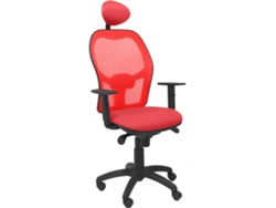 Silla de Escritorio Operativa PYC Jorquera C Rojo R (Brazos Ajustables - Malla)