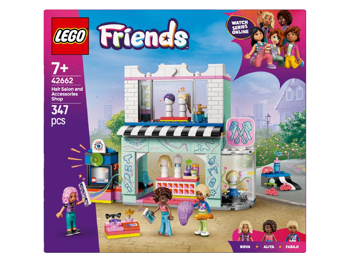 LEGO Friends: Cabeleireiro e Loja de Acessórios – Set de construção e faz de conta criativo (347 peças)