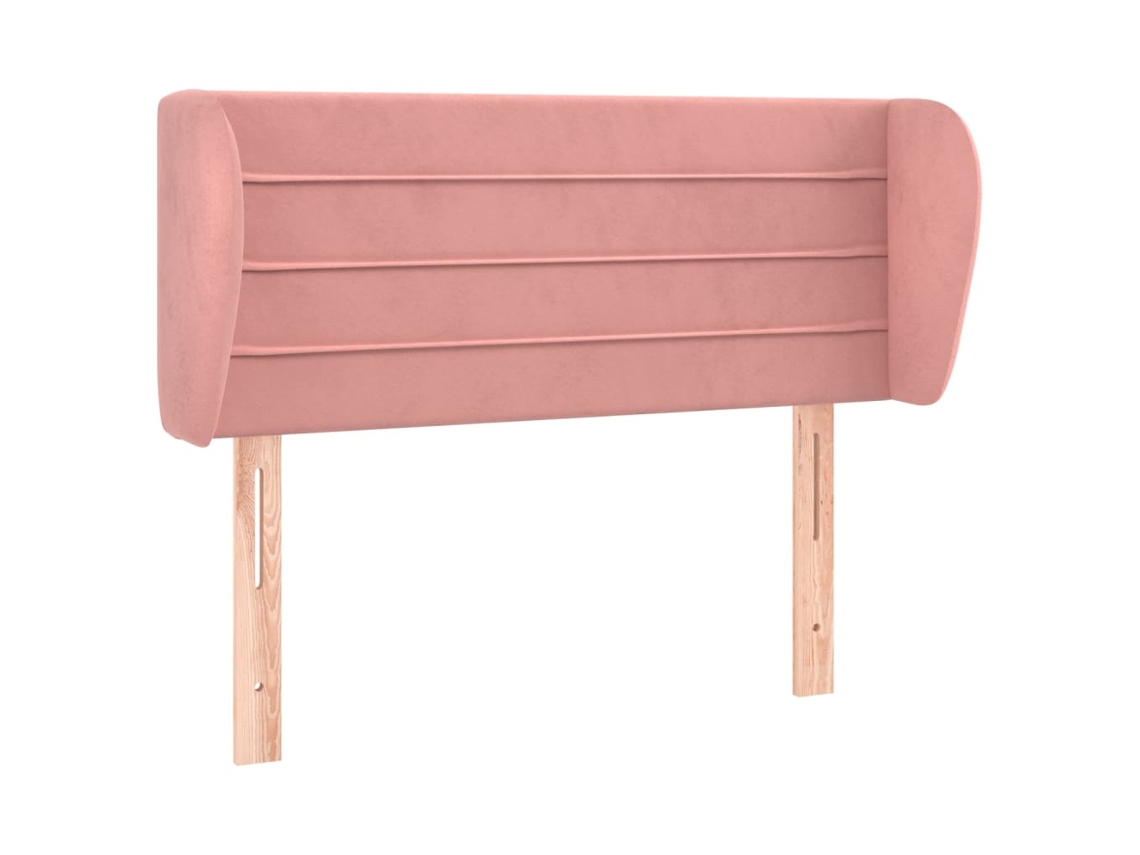 Maison Exclusive - Cabecero De Terciopelo Rosa 93x23x78/88 Cm