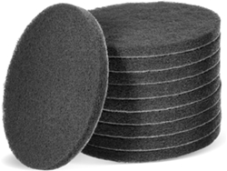 Paquete De 10 Esponjas Para Fregar Platos Para Taladro 800 Gris Negro 125 Mm Grosor 10 Mm