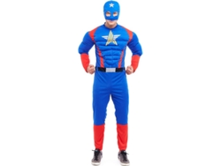 Disfraz de Hombre PARTILANDIA héroe estrella americano (Tam.: L)