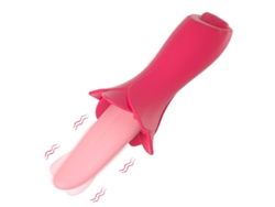 Vibrador Para Lamer La Lengua Con 10 Modos Para Mujer (rojo)