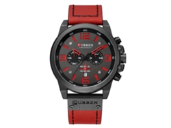 Reloj De Cuarzo Para Hombre Curren 8314 Con Correa De Cuero, Resistente Al Agua Y Con Indicador De Fecha.