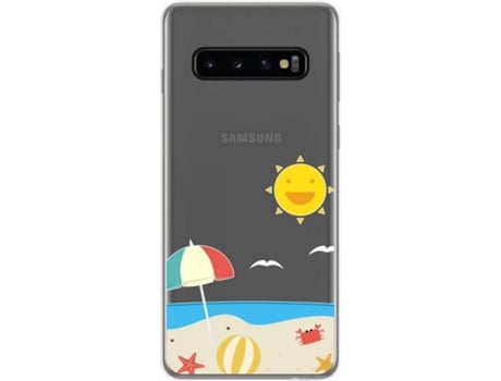 Carcasa Samsung Galaxy S10 Plus TUMUNDOSMARTPHONE Playa Multicolor