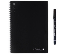 INFINITEBOOK A5 Negro Con Marcador (15 Hojas)