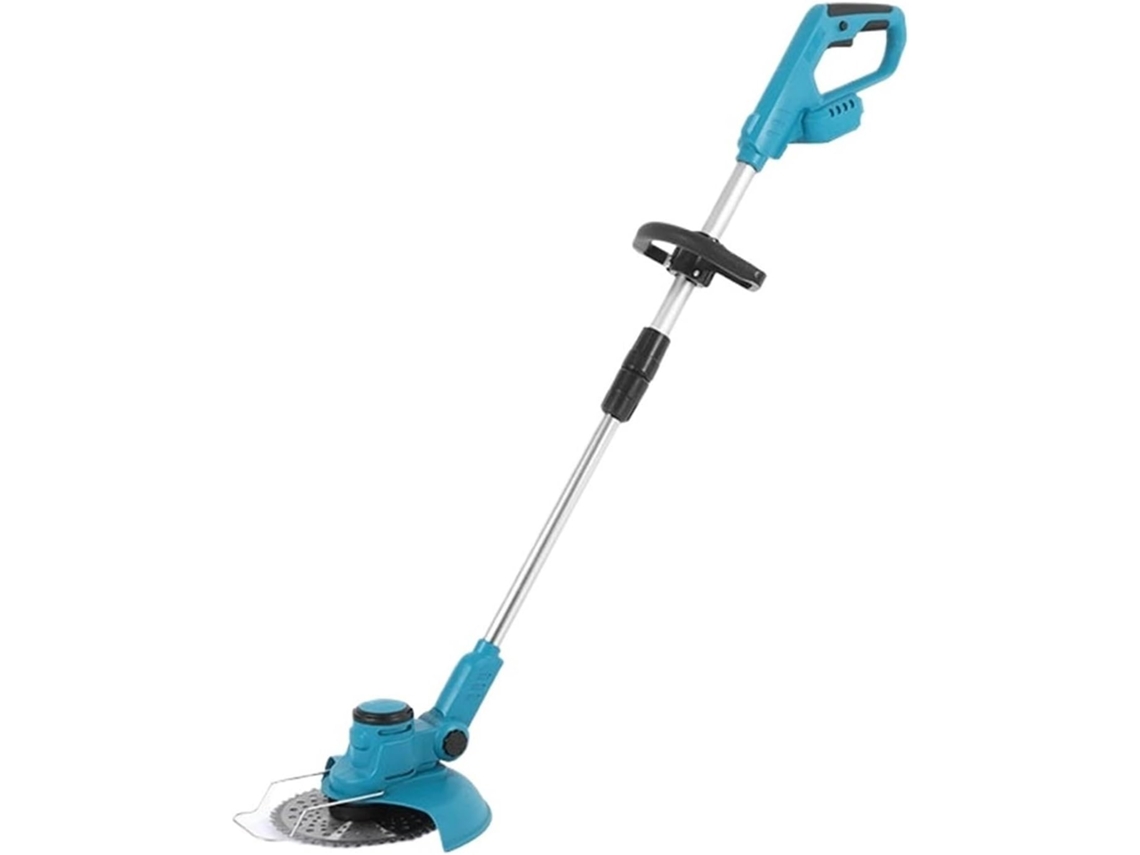 Tondeuse À Gazon Électrique Sans Fil De 8 Pouces, Moteur Balais, Coupe-herbe, Longueur Reglable