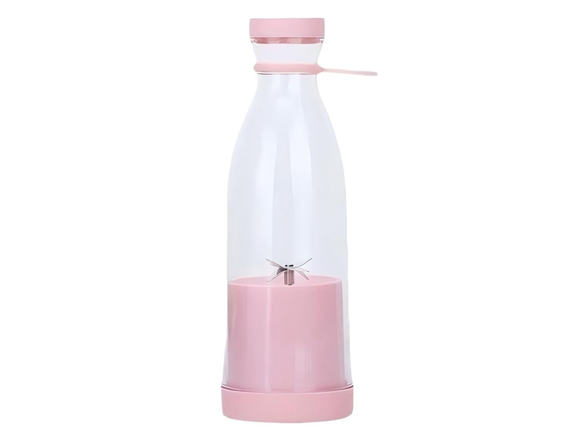 Mini exprimidor portátil de 380 ml, exprimidor instantáneo para el hogar y viajes, Pink PAPRIKA