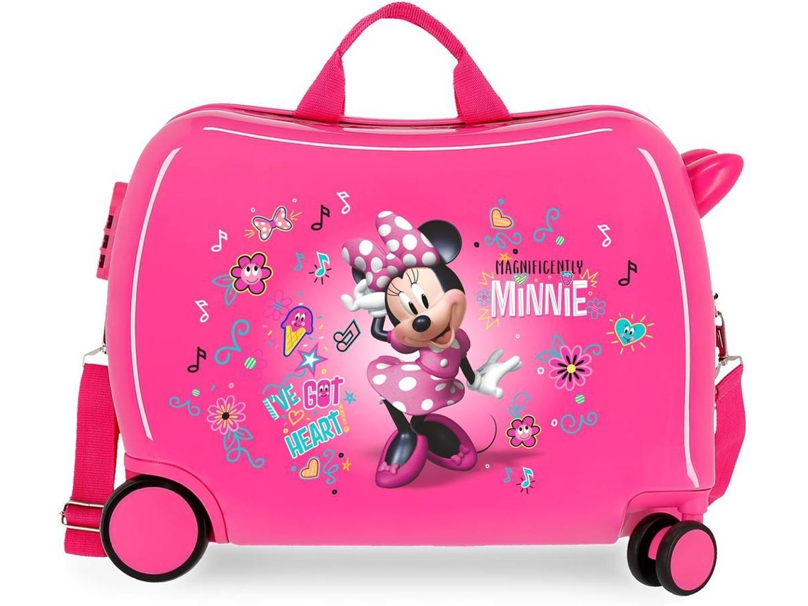 Maleta Multidireccional DISNEY Minnie Stickers de 2 Ruedas