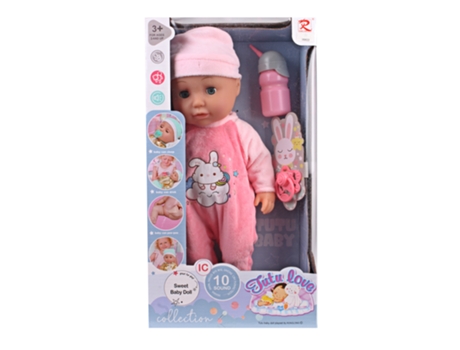 Muñeca LPM com Gorro Rosa