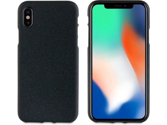 Funda iPhone X, XS MUVIT Stone Negro