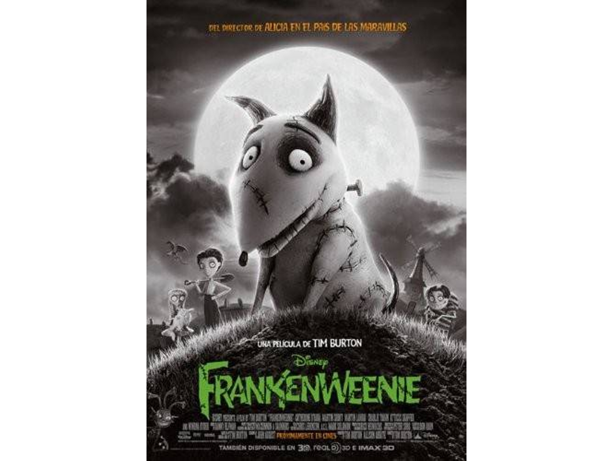 DVD Frankenweenie (Edición en español)
