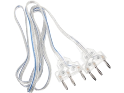 Cable Conductor De Cordón De Cuerpo De Cerca Transparente