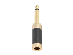 Conector macho mono balanceado D2026n de 6,35 mm para reparación de cables de audio, micrófonos y altavoces.