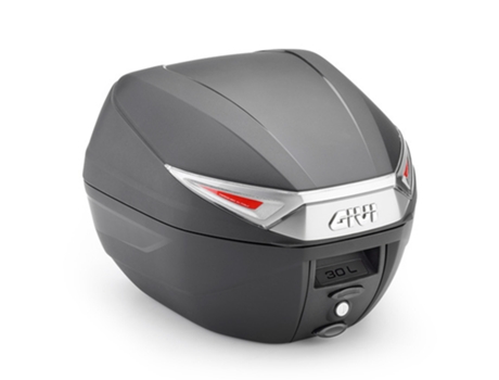 Top case de moto con gato ahumado GIVI Monolock 30LT
