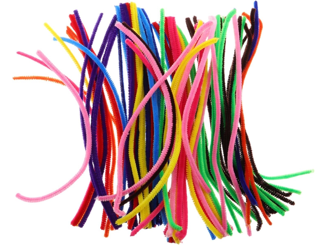 300 Limpiapipas De Chenilla Multicolor