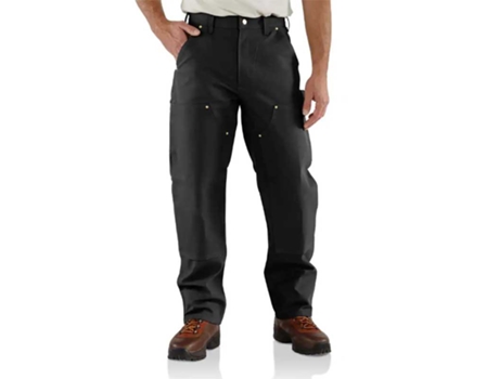 Calça CARHARTT Calças Soltas Duck Double Front Cinzento 32 / 30