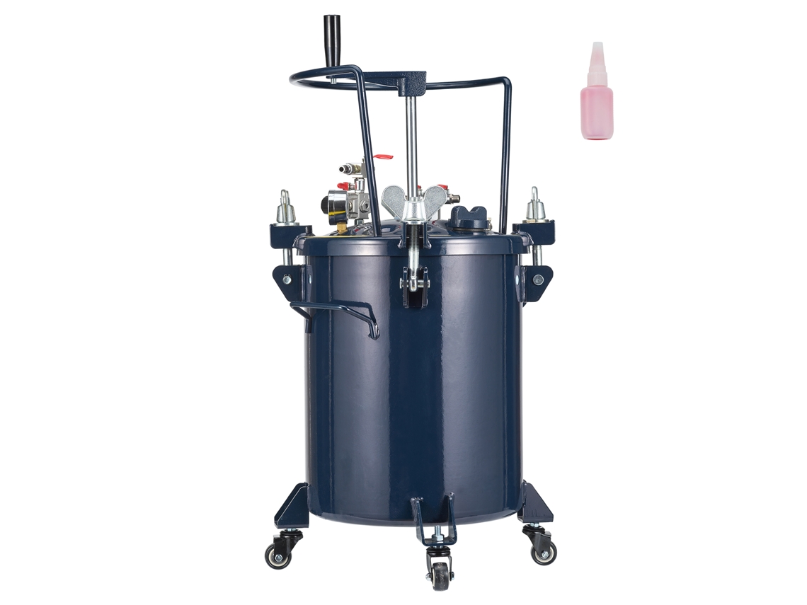 Tanque de presión para pintura en aerosol de 30 l/8 galones, agitador de mezcla manual Succebuy