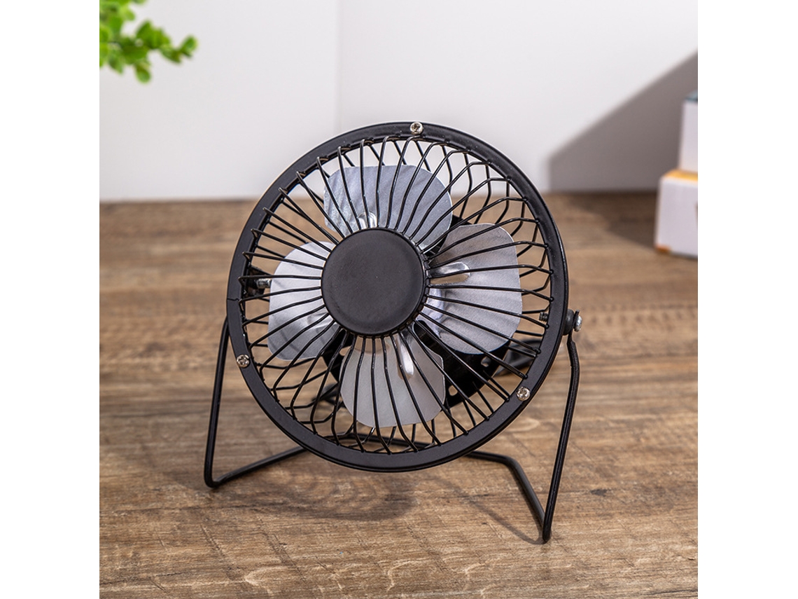 SPGUARD Mini USB Fan USB Fan Desktop Metal Small Powerful Black Quiet Fan for Office Home Camping Small Fan