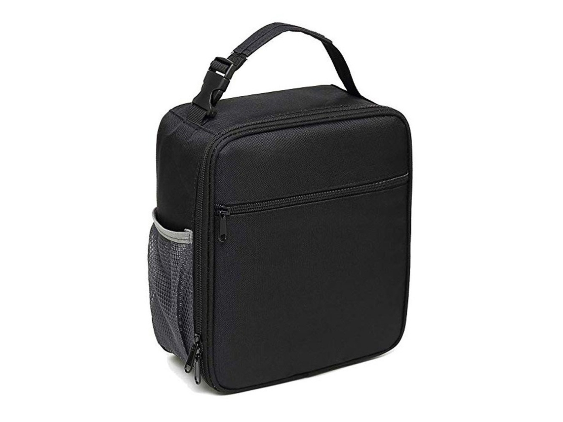 Fiambrera Pequeña para Hombre/Mujer, Reutilizable, para Oficina o Picnic, Color Negro Kofihety