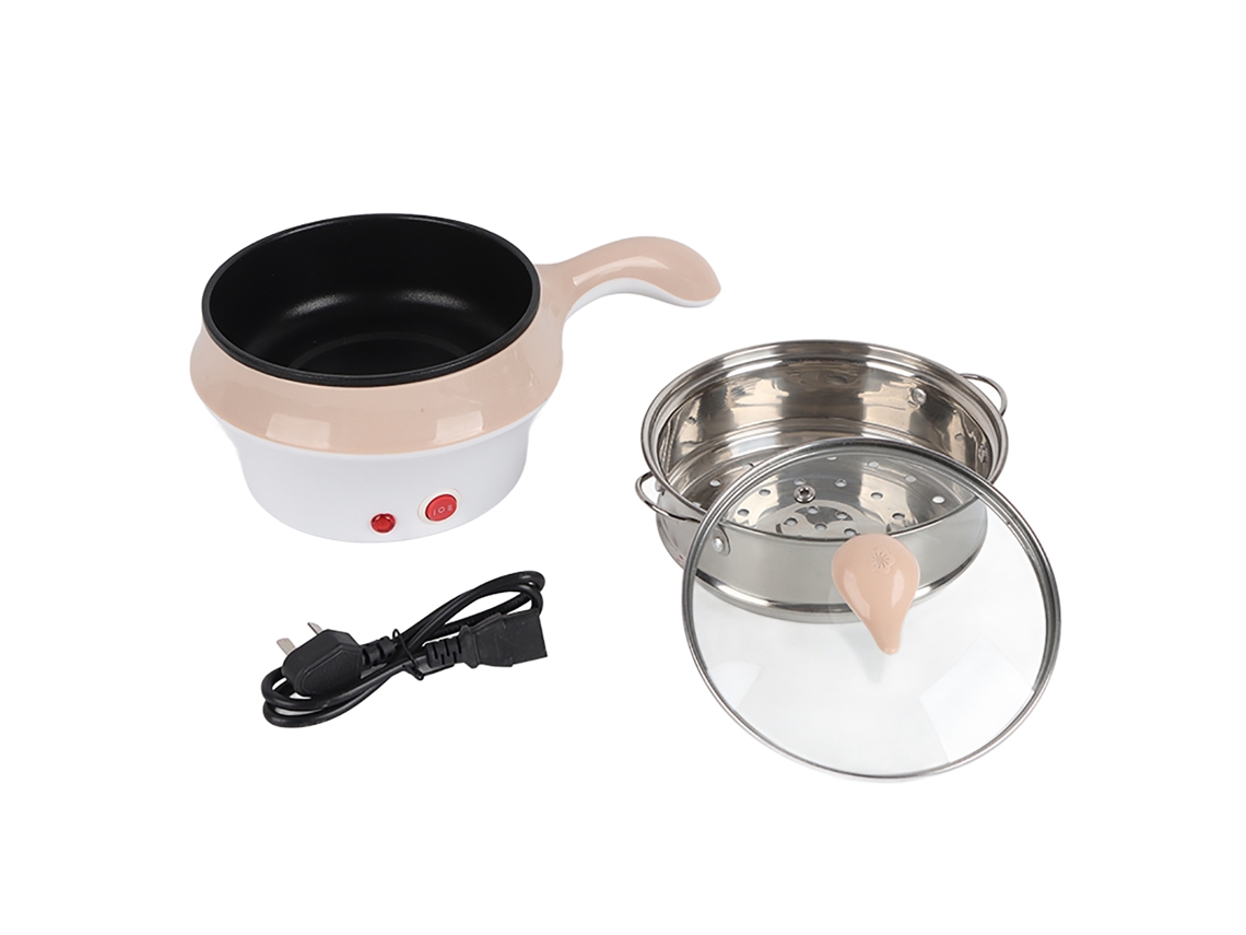 Mini Arrocera Eléctrica Multifuncional De 1,5 L, Olla Antiadherente De 450 W Para Dormitorios De Estudiantes.