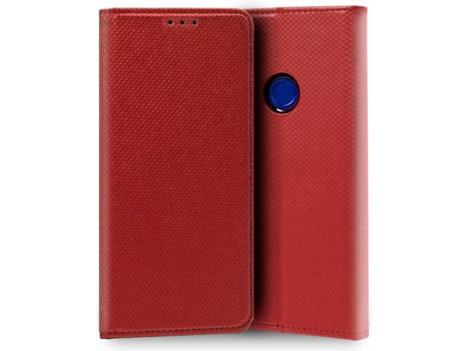 Funda Huawei Y6 2019, Honor 8A COOL Flip Rojo