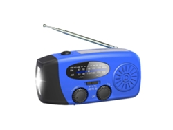 Rádio de Emergência Solar e Manivela LAXISCREED