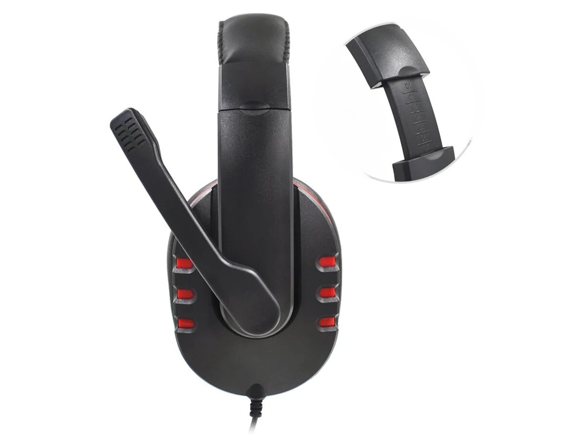 Auriculares para juegos con cable de 3,5 mm, para música, para PS4, Play Station 4, juegos, PC, chat, ordenador, con micrófono Vayotoy