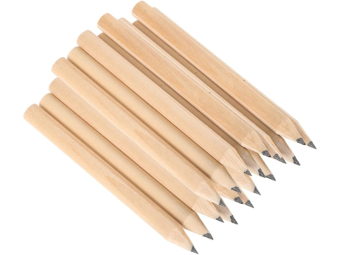 Juego de 100 lápices de madera para golf, preafilados, ideales para niños, niñas y adultos.