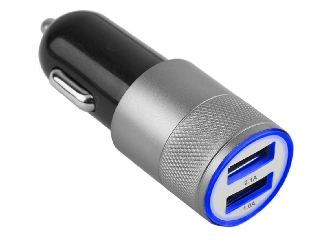 Adaptador Carro Usb Yizhood Blanco