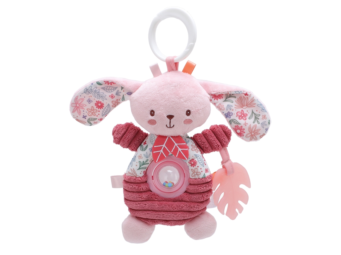 Juguete Colgante De Peluche Para Bebé Rosa Cute Cartoons Portátil Para Cuna Cochecito Y Coche