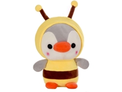 Oso Pingüino De Peluche, Pequeño, Vestido De Abeja, Suave, Para Niños, Regalo De Cumpleaños, 25 Cm, Amarillo