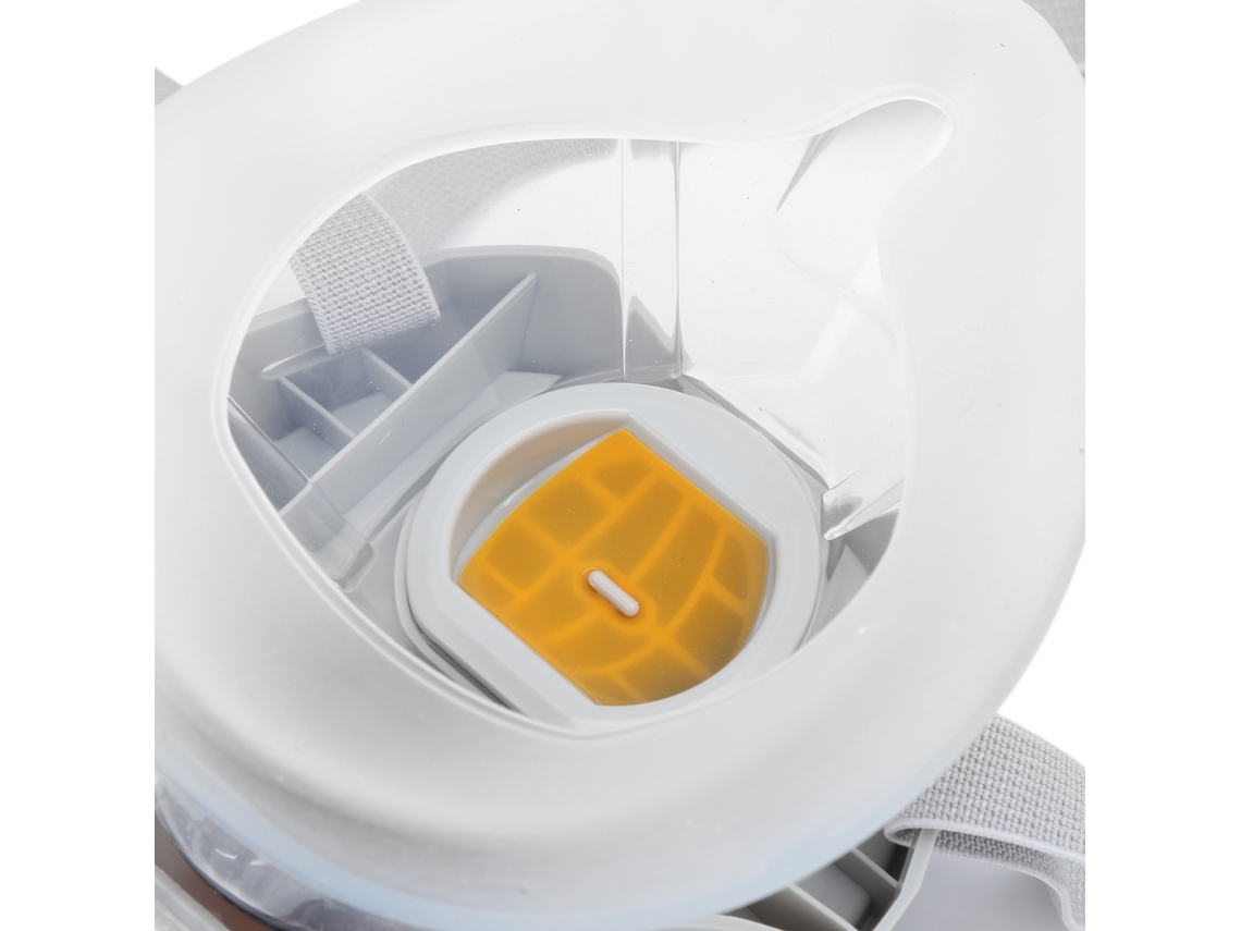 Protector Facial De Media Cara Reutilizable Con Filtro No.3 Silicona Para Protección Personal Portátil