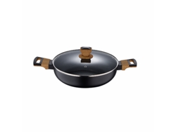Tartera Con Tapa 28X7.5Cm Aluminio Prensado Bergner Earth Black