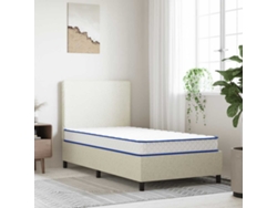 Colchón De Espuma Viscoelástica Blanca 90x190x17 Cm Suave