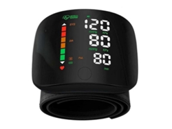 Monitor De Pressão Arterial Digital De Pulso Com Tela Grande, Recarregável E Automático, Ideal Para Uso Doméstico, Viagens E Para Idosos.