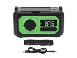 Radio De Emergencia 12000mah De Manivela Solar Am Fm Noaa Con Sos Y Batería Portátil Multifunción