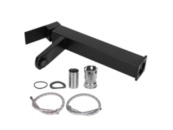 Grifo De Fregadero De Cocina Con Monomando, Giro De 360°, Acero Inoxidable 304, Negro Mate, G1/2
