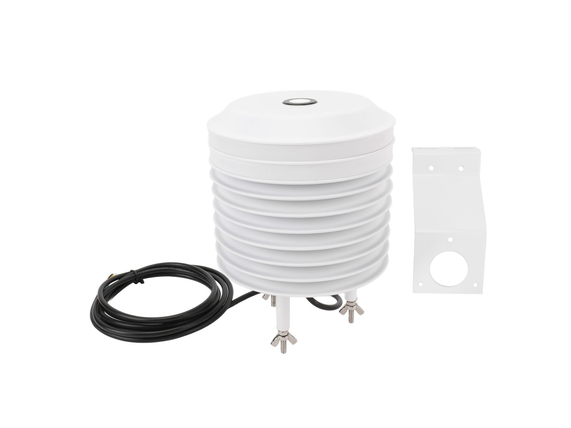 Sensor meteorológico tipo caja de lodo para temperatura del aire, humedad, CO2 e intensidad de luz con salida RS485 9 30 V Otros