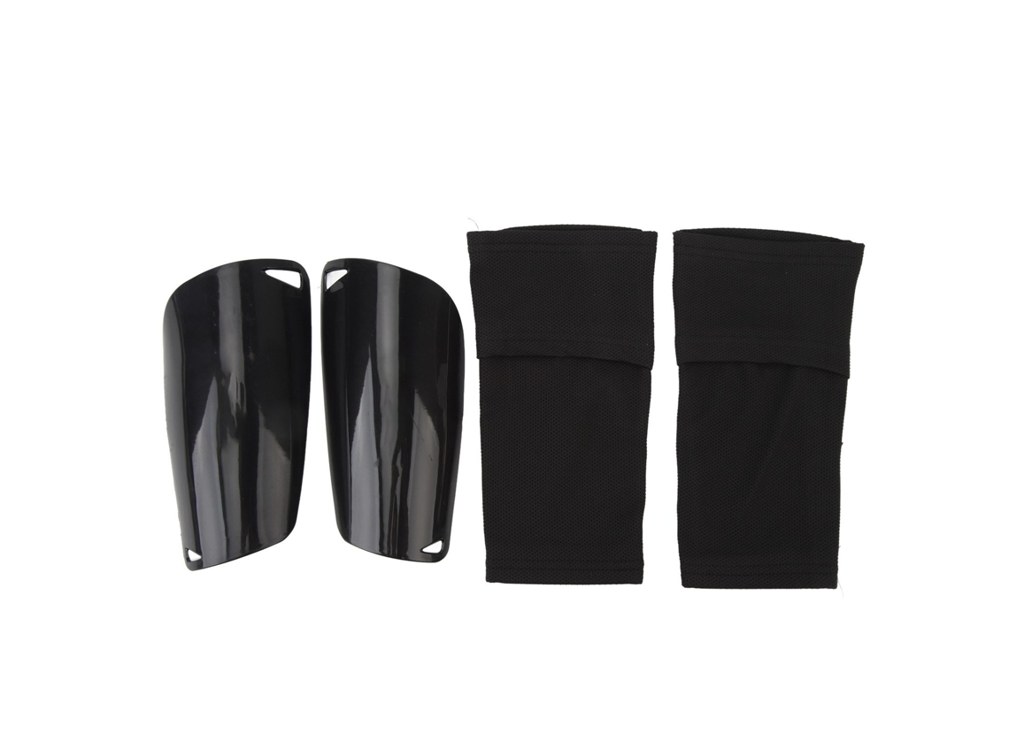 2026rebe-1 Par Shin Guard Sock Para Adultos Meias De Futebol Com Espaldarilhas E Bolso Preto M
