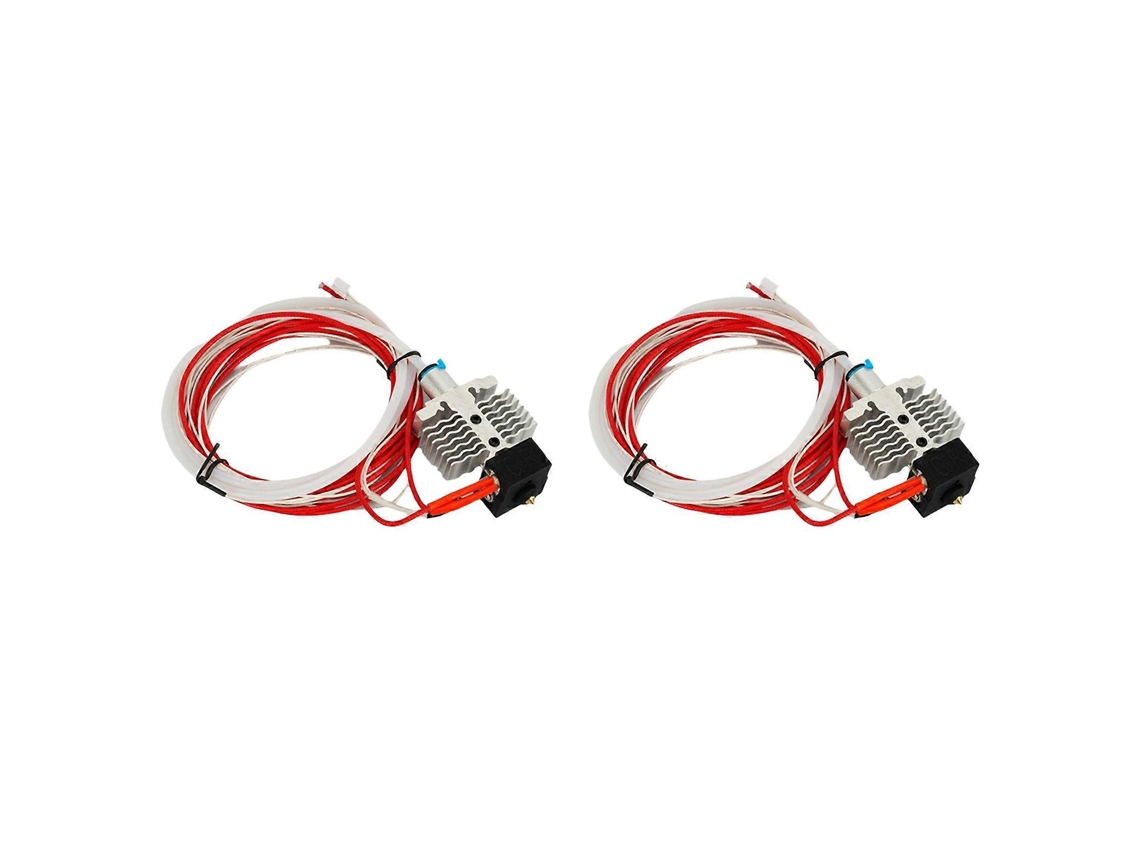 2x 3d Printer Hot End Kit For Ender-3 Neo/v2 Neo/max Neo Hotend 24v 40w Thermistor 0.4mm Nozzle